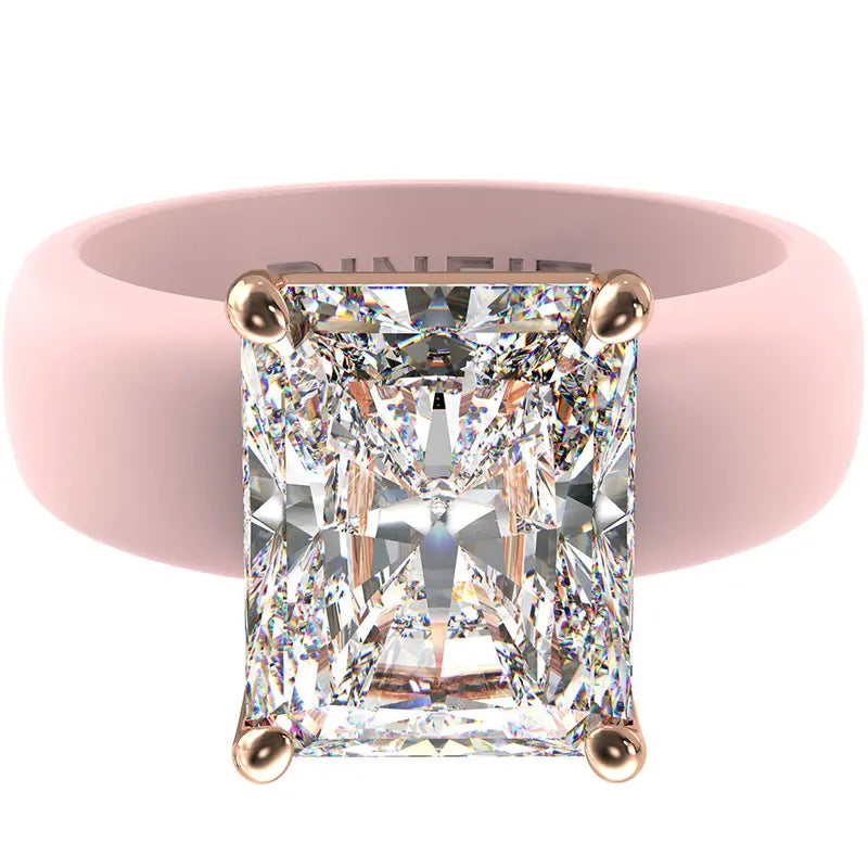 Ouro™  Emerald-Cut CZ Ring