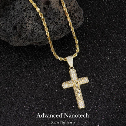 Ouro™ 14k Gold-Plated Crucifix Chain