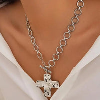 Ouro™ 14K Gold-Plated Chunky Cross
