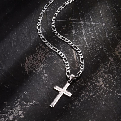 Ouro™  Stainless Steel Layered Cross