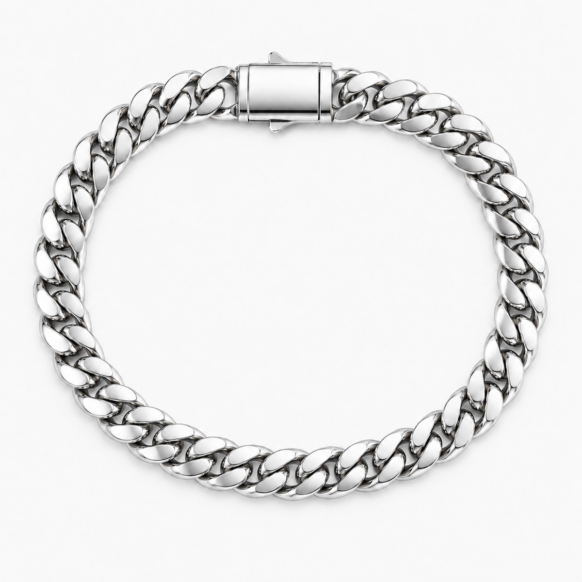 Monaco Cuban Bracelet (Silver)