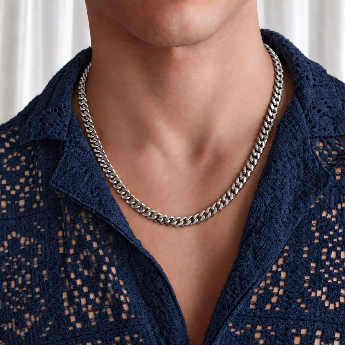 Monaco Cuban Chain (Silver)