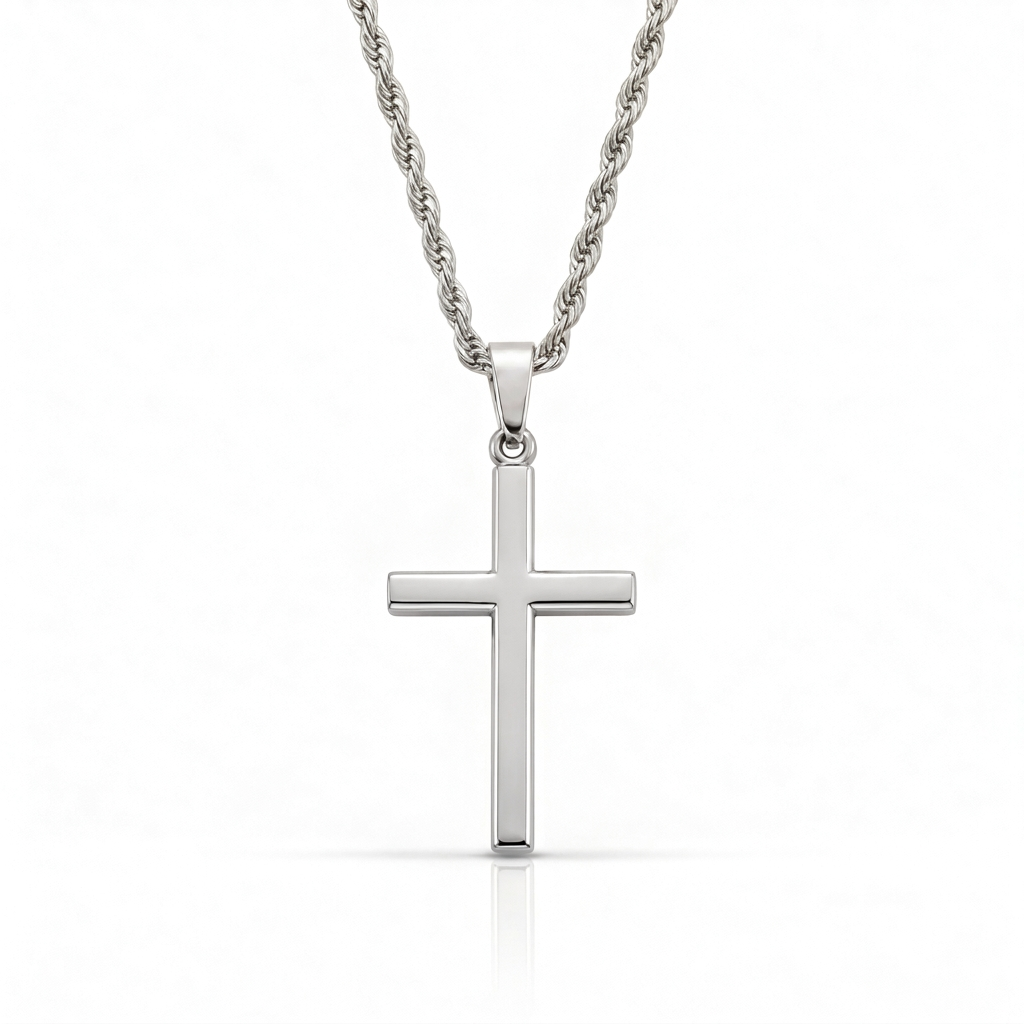 Silver Crucifix Chain