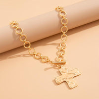 Ouro™ 14K Gold-Plated Chunky Cross